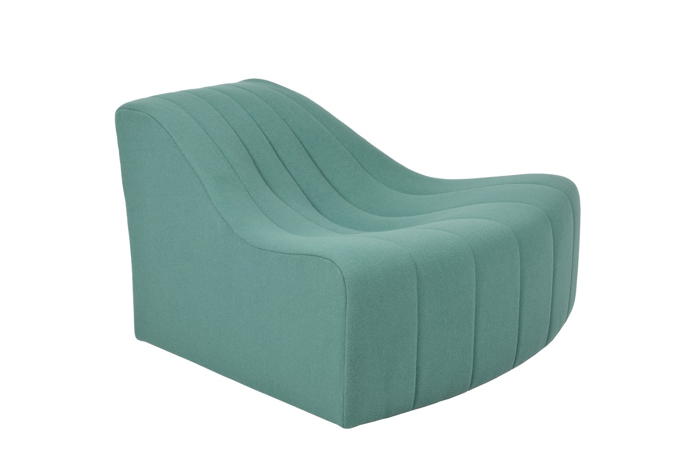 Illustration 2 du produit Chromatique Low Armless Chair Celadon Green Sm
