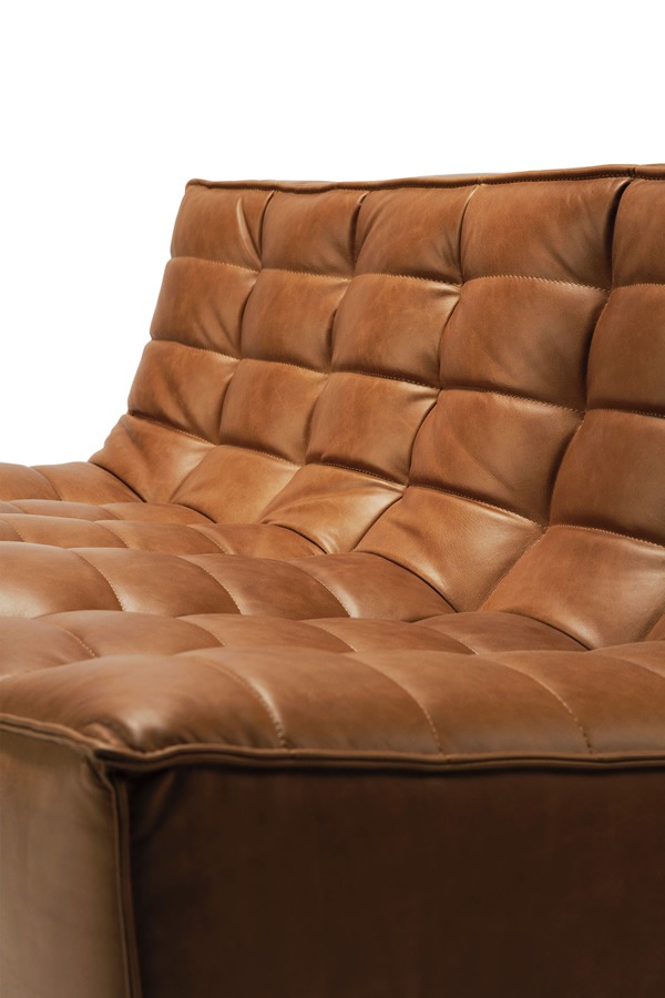 Illustration 3 du produit N701 Sofa 2 Seater Brown Leather