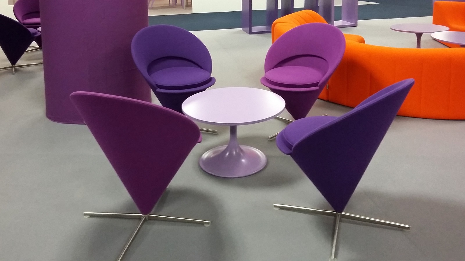 Illustration 8 du produit Fauteuil Cone Violet