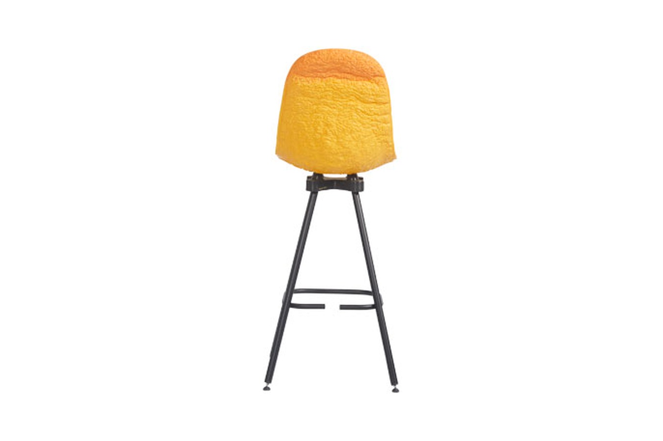 Illustration 3 du produit Tabouret Gravêne Métal Citron-Jaune