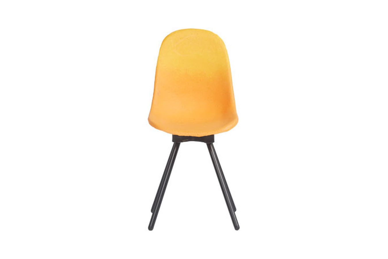 Illustration 1 du produit Chaise Gravêne Métal Jaune-Citron