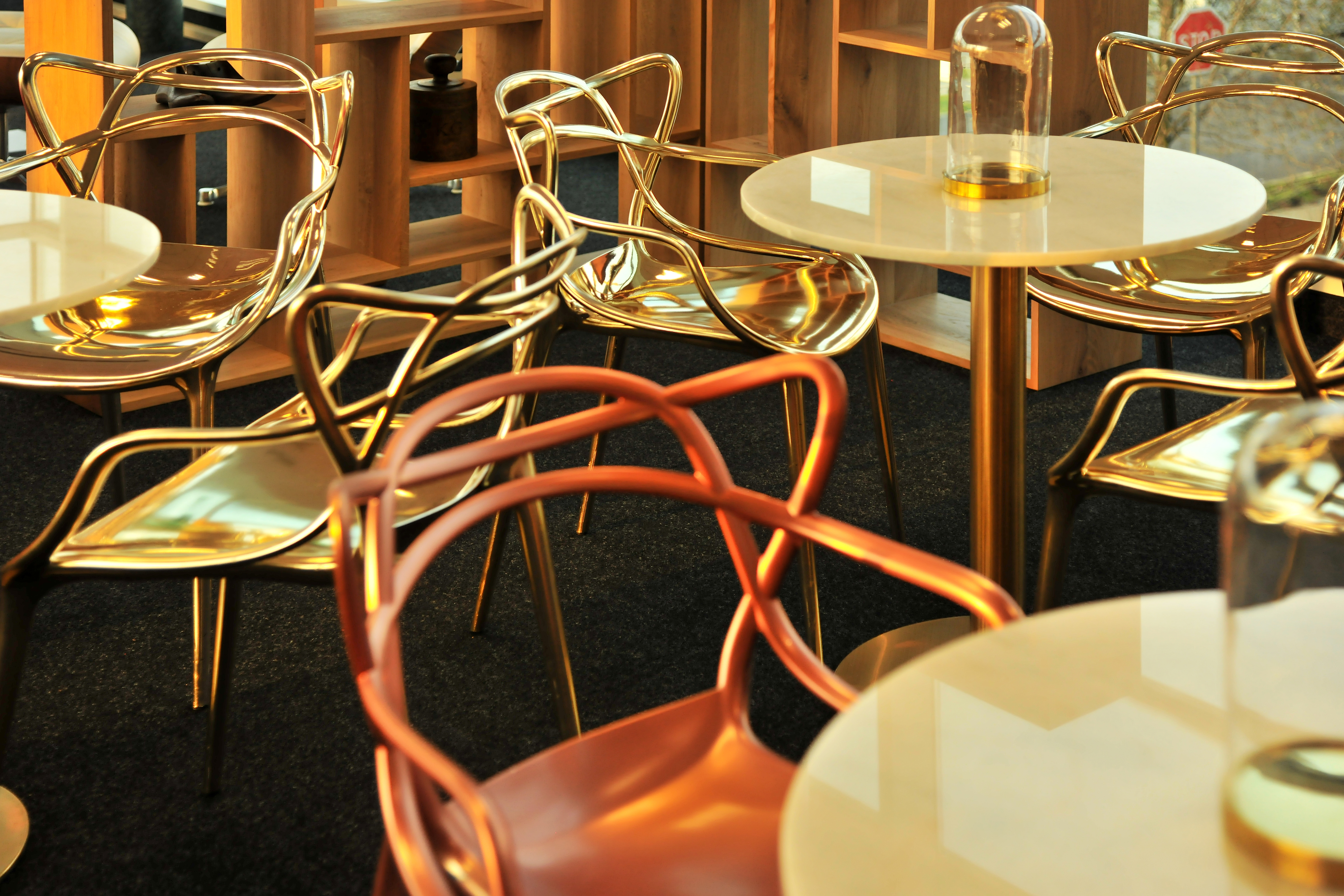 Illustration 7 du produit Gatsby Marbre Pedestal Table