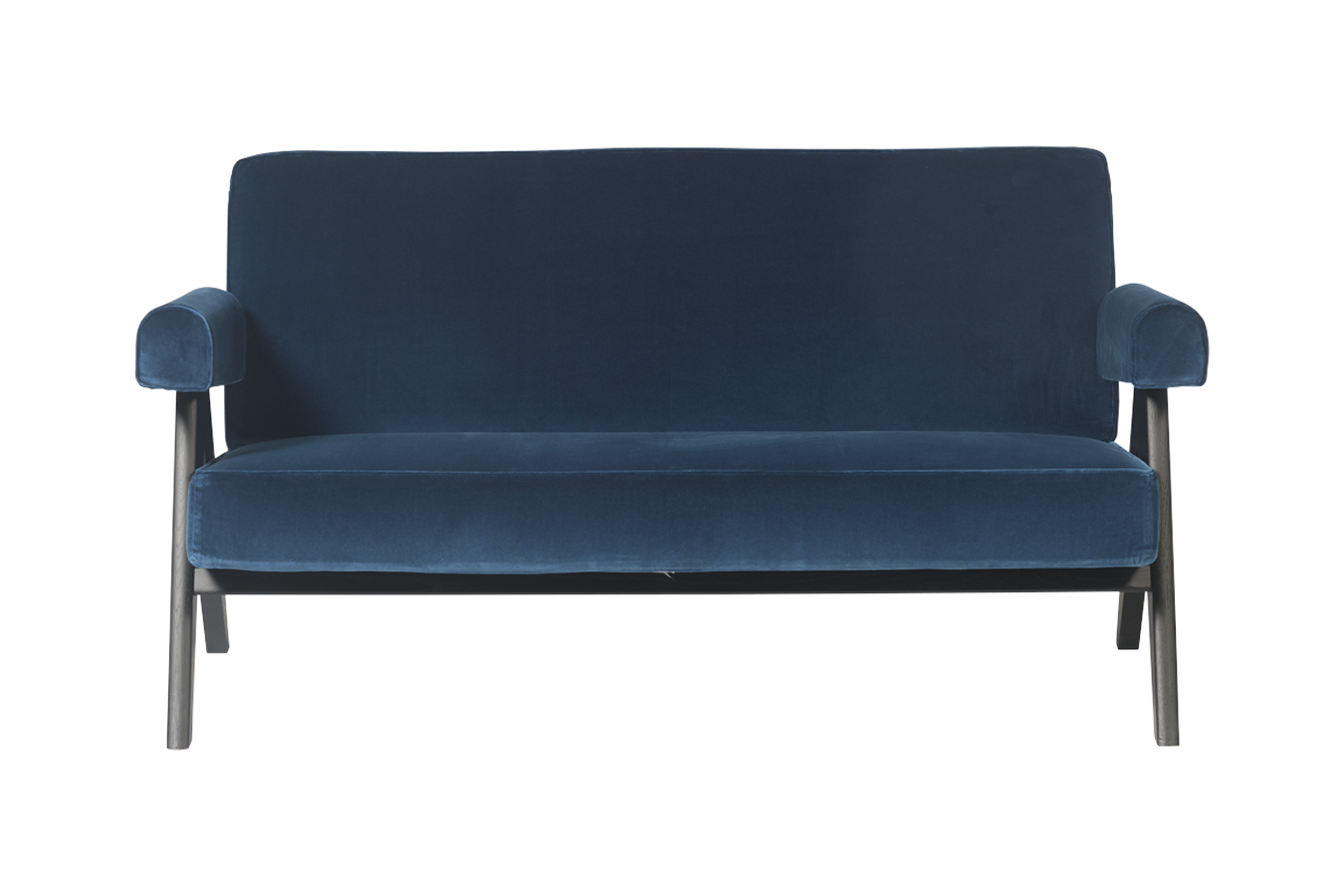 Product illustration Capitol Complex Sofa Velvet Blue Indigo 1