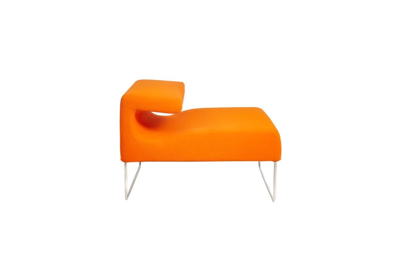 Illustration 2 du produit Chauffeuse Lowseat Droite Orange