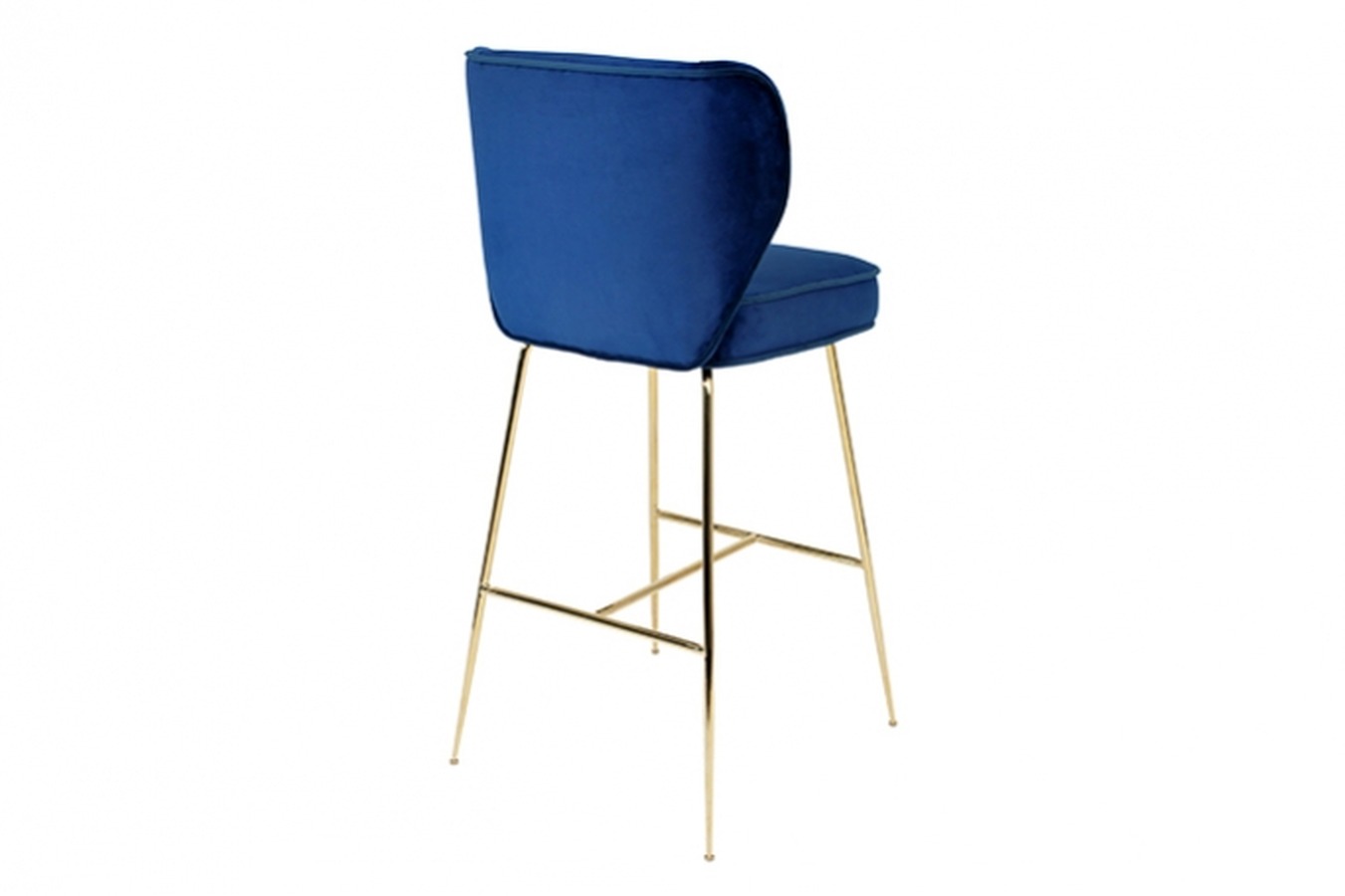 Illustration 3 du produit Wayne Stool Brass Leg Night Blue