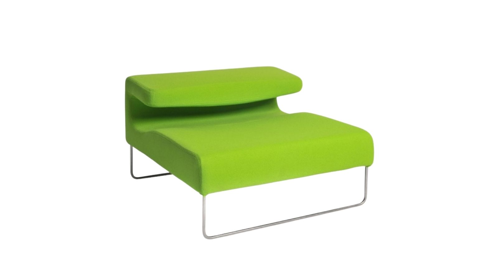 Illustration 1 du produit Lowseat Low Armless Chair Right Green