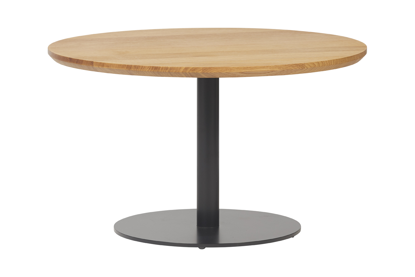 Illustration 1 du produit Coffee Table Marielle Oak Round Black Foot