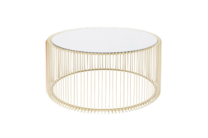 Illustration 1 du produit Wire Coffee Table Gold PM