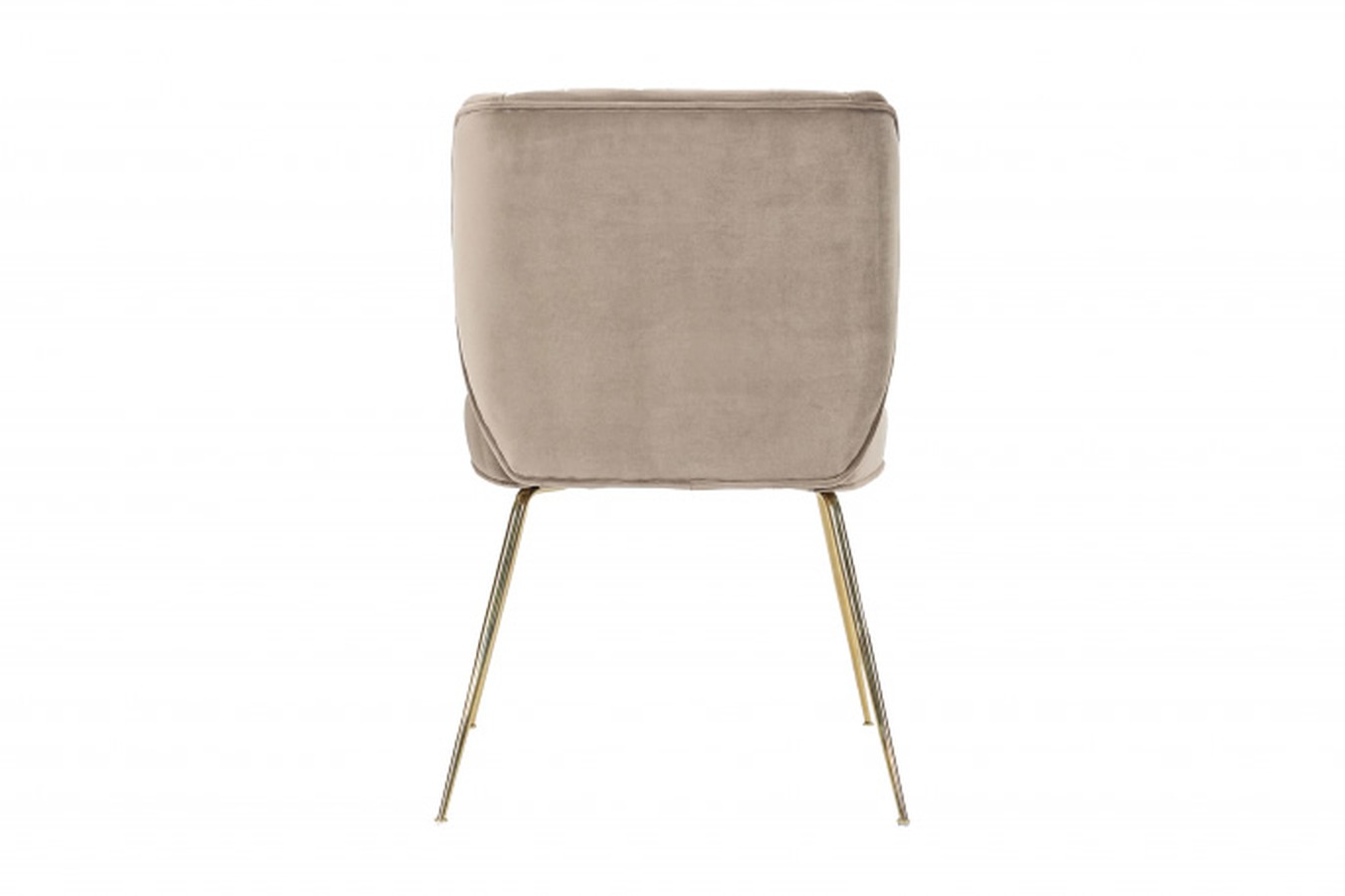 Illustration 3 du produit Wayne Chair Taupe Brass Feet