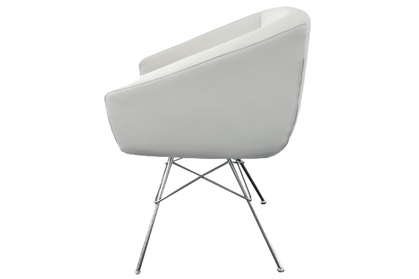 Illustration 3 du produit Aiko Armchair White Leather