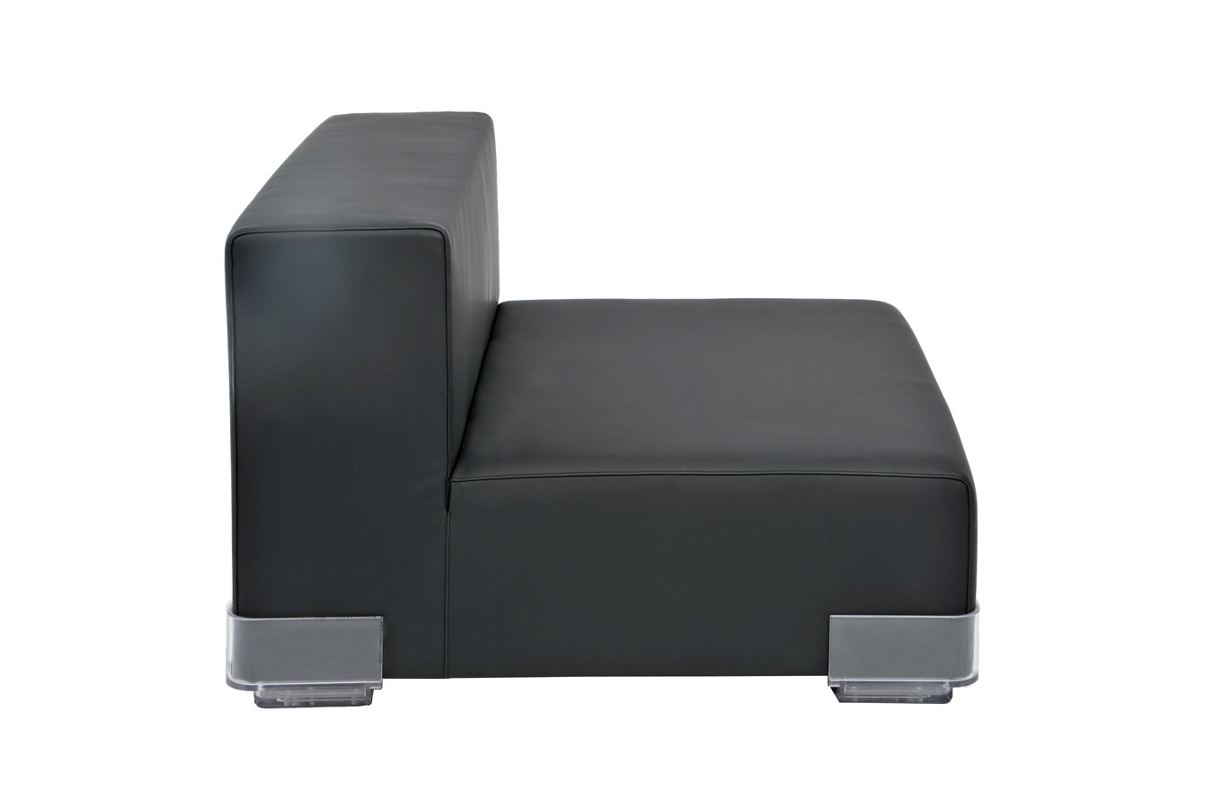 Illustration 3 du produit Plastics Low Armless Chair Black