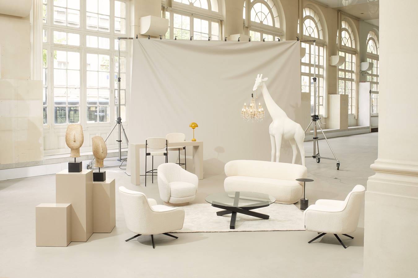 Illustration 3 du produit Giulia Sofa 2 Seater Ecru Curly