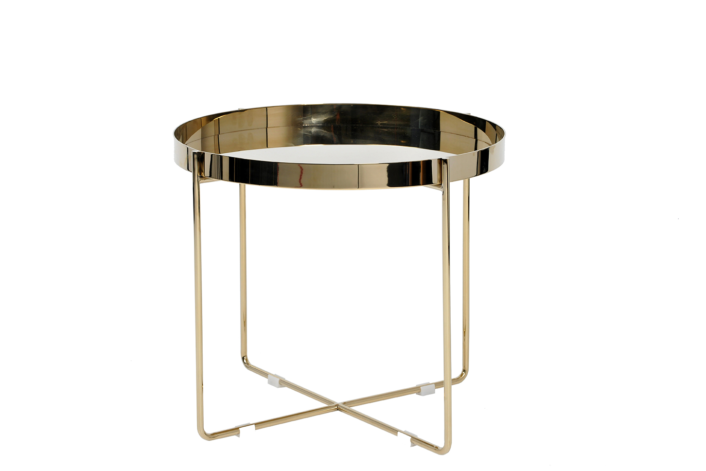 Illustration 1 du produit Gold Sofa End Table