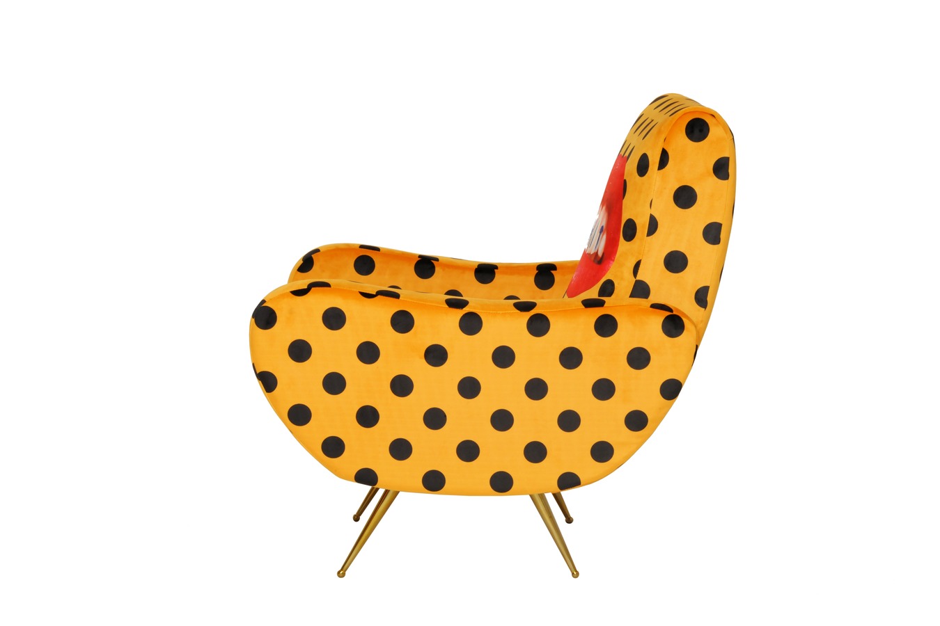 Illustration 3 du produit Fauteuil Toiletpaper Pois Jaune