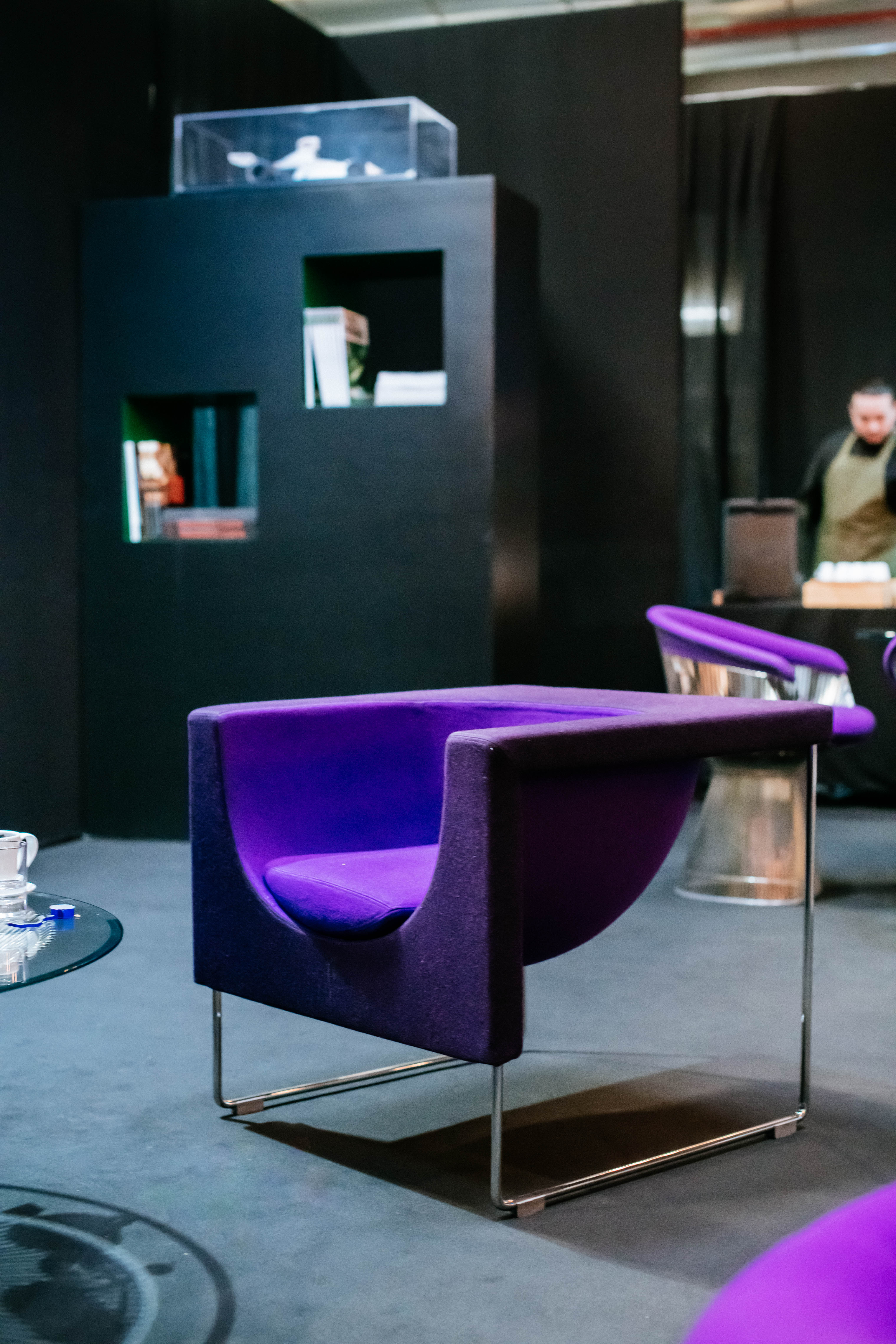 Product illustration Nube Armchair Purple 4