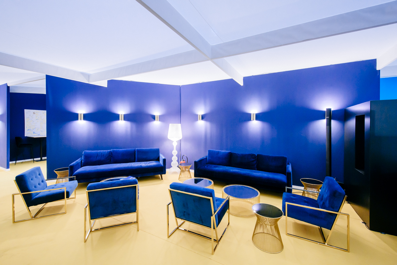 Illustration 5 du produit Canapé Gatsby 3 places Bleu Nuit