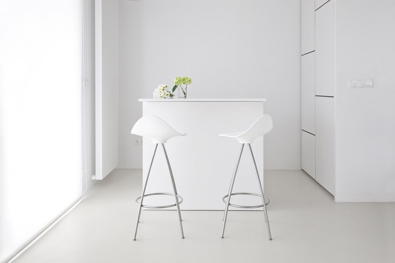 Illustration 6 du produit Tabouret Onda Blanc