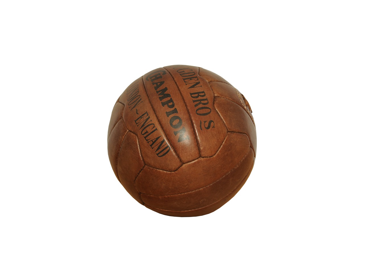 Illustration 1 du produit Ballon de Foot en Cuir Marron