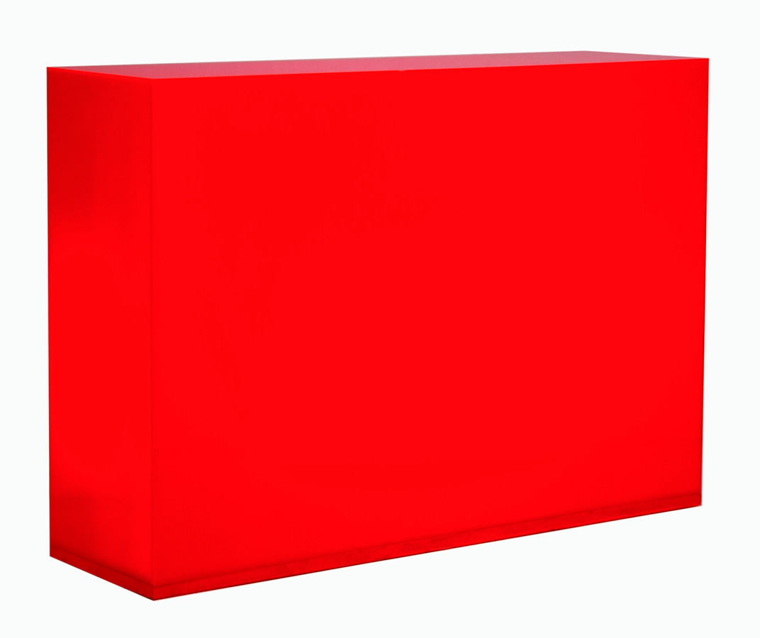 Illustration 1 du produit Bar Plexi Rouge