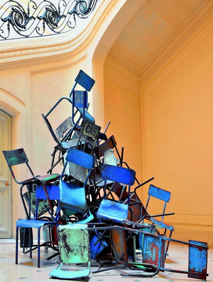 Illustration 2 du produit Chaise d'Ecole en Fer