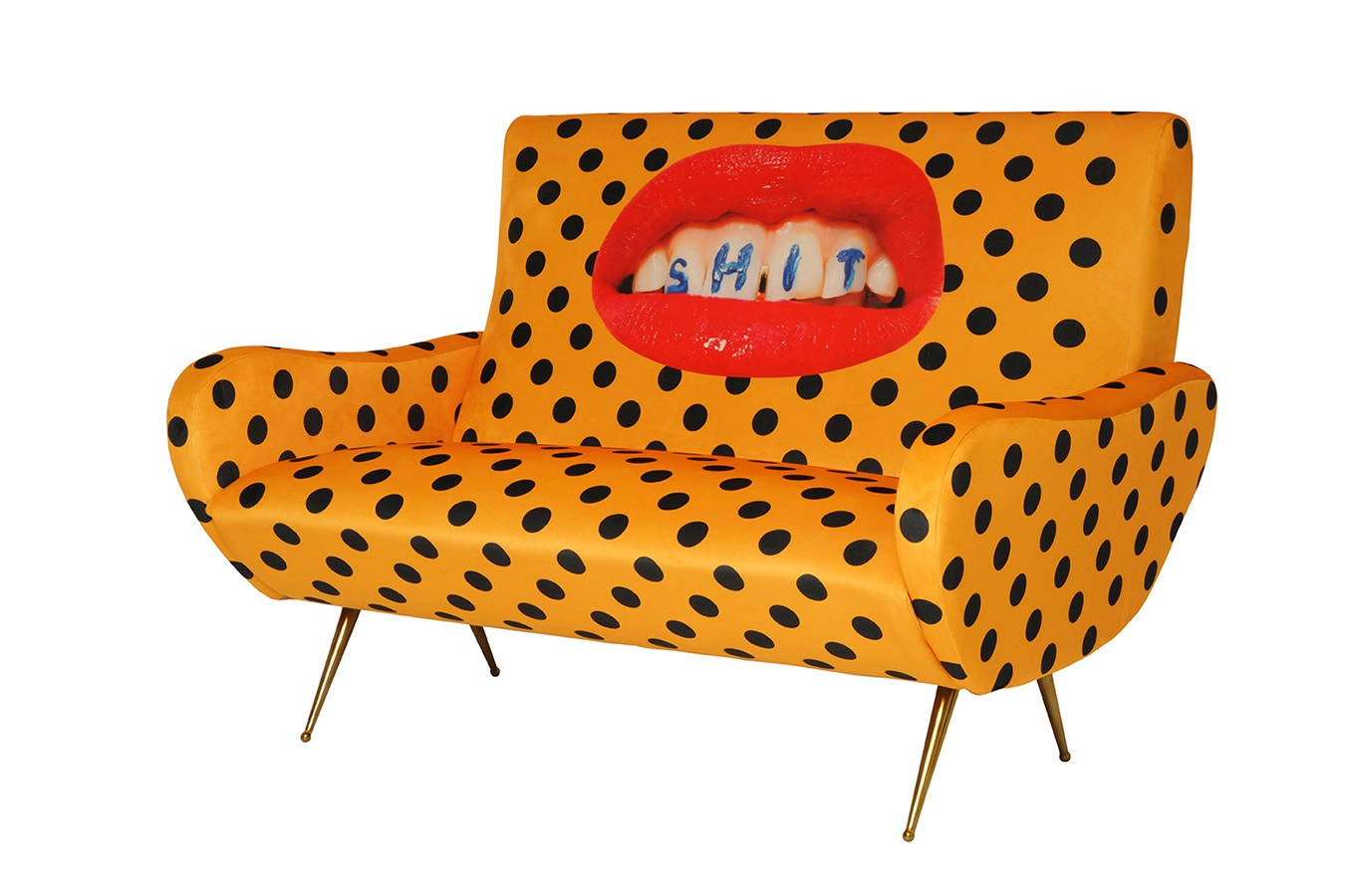 Illustration 1 du produit Toiletpaper Yellow Polka-dot Sofa