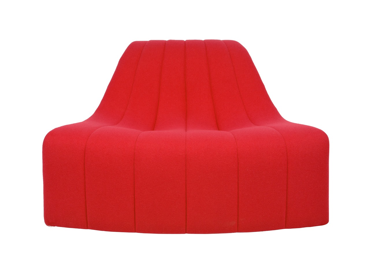 Illustration 1 du produit Chromatique Low Armless Chair Red Sm