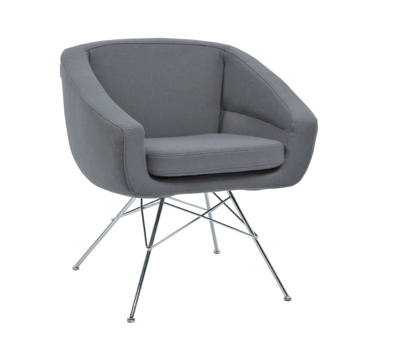 Product illustration Aiko Armchair Dark Grey 1