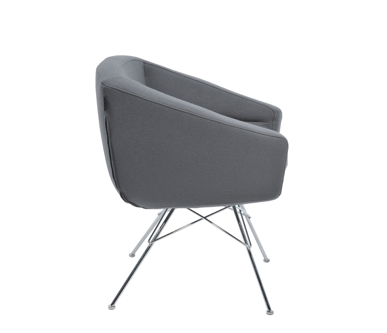 Product illustration Aiko Armchair Dark Grey 3