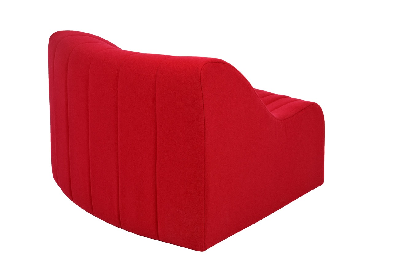 Illustration 3 du produit Chromatique Low Armless Chair Red Lg