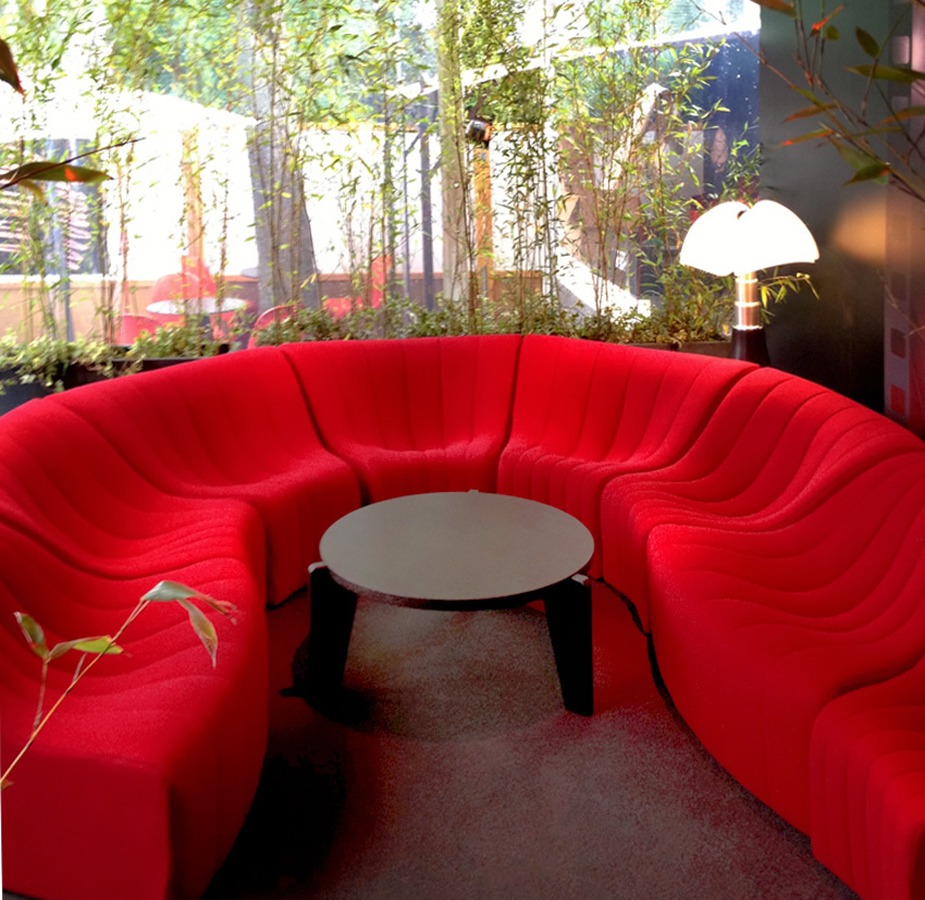 Illustration 5 du produit Chauffeuse Chromatique Rouge Gd