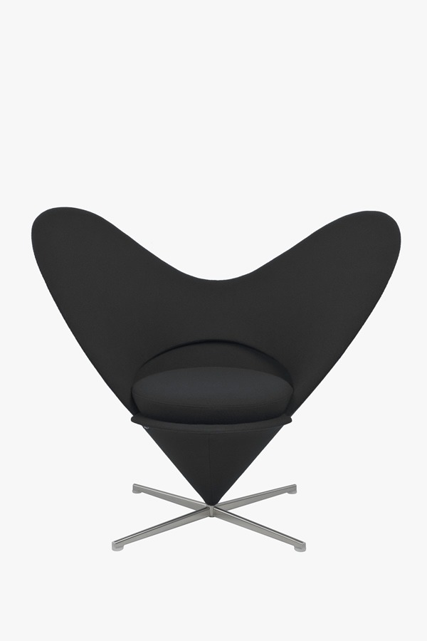 Illustration 1 du produit Fauteuil Heart Cone Noir