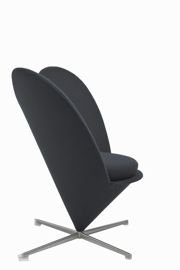 Illustration 3 du produit Fauteuil Heart Cone Noir