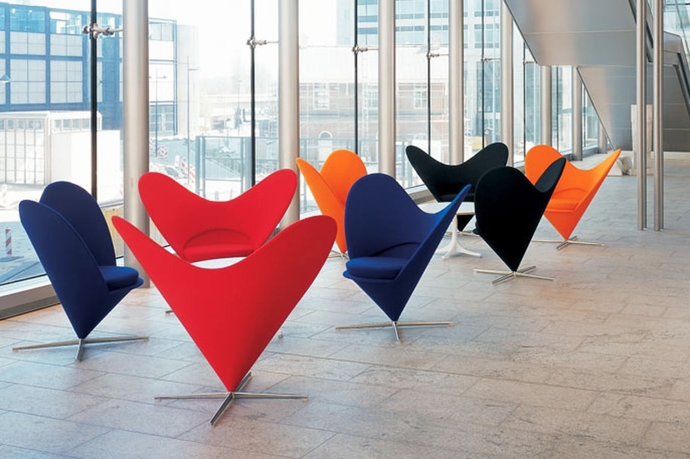 Illustration 5 du produit Heart Cone Armchair Black