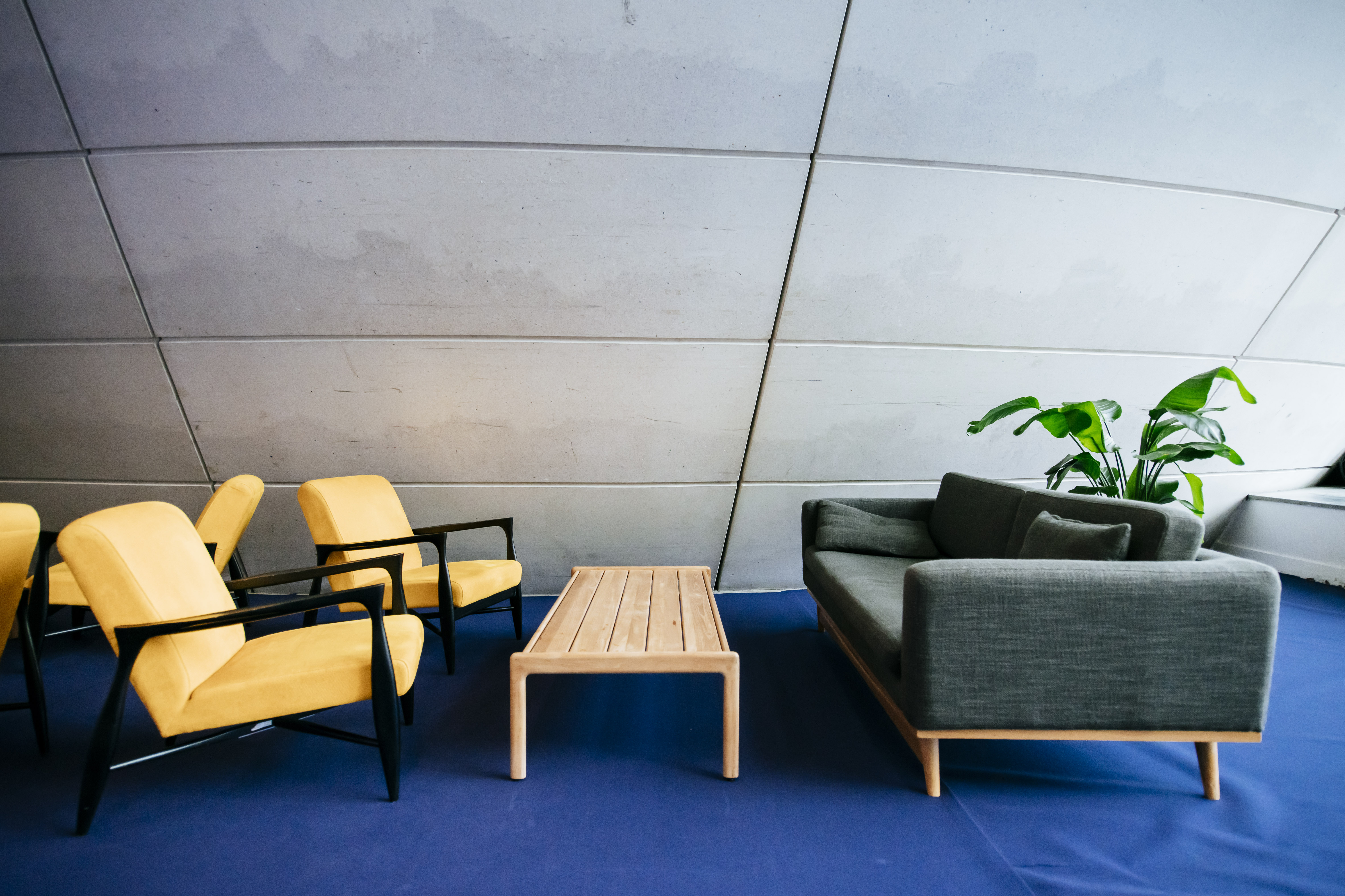 Illustration 5 du produit Fauteuil Floating Noir Mat Ocre