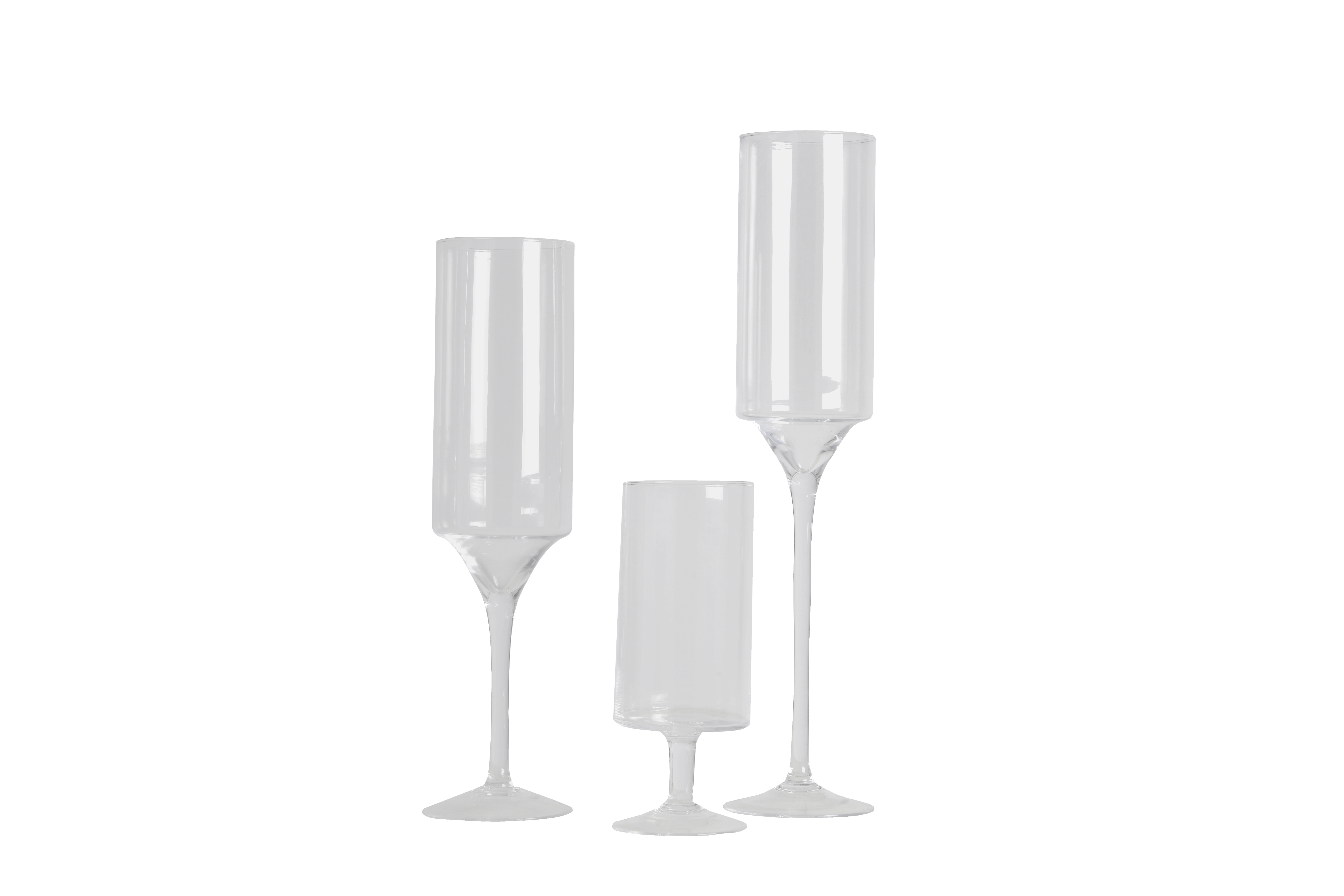 Illustration 1 du produit Lot de Trois Vases Flûtes
