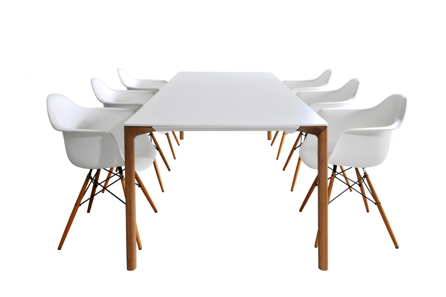 Illustration 6 du produit Boiacca Wood Tuttobianco High Table White