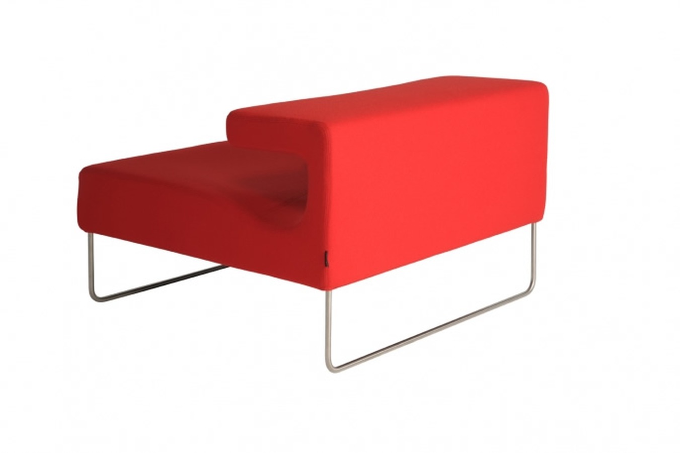 Illustration 3 du produit Chauffeuse Lowseat Droite Rouge