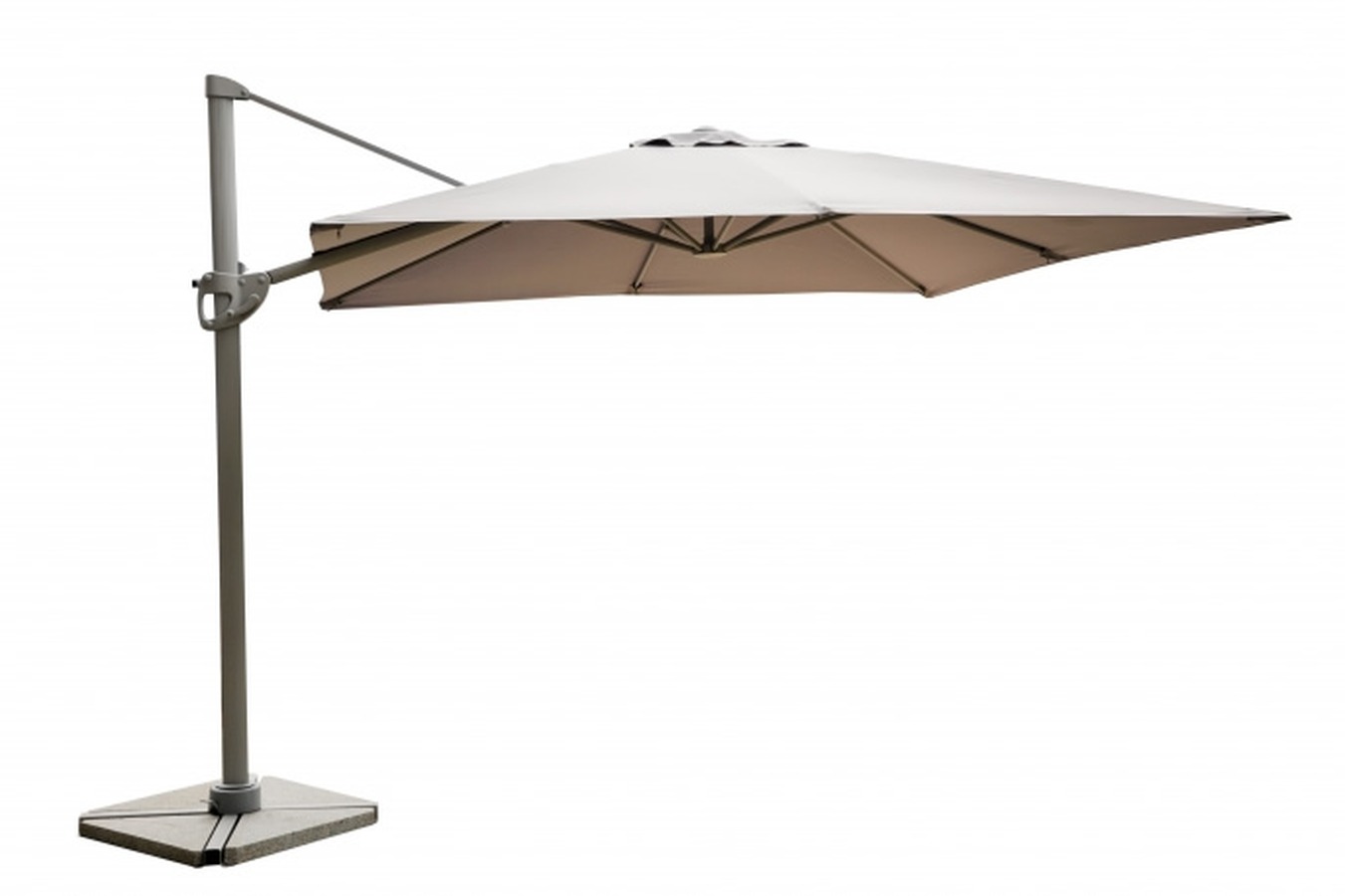 Illustration 1 du produit Offset Parasol Light Gray