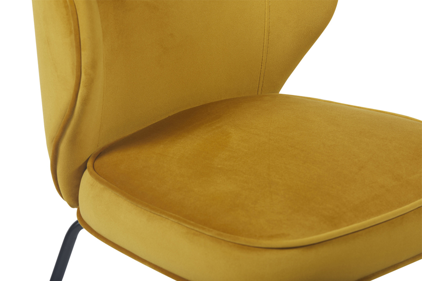 Illustration 3 du produit Chaise Wayne Jaune moutarde