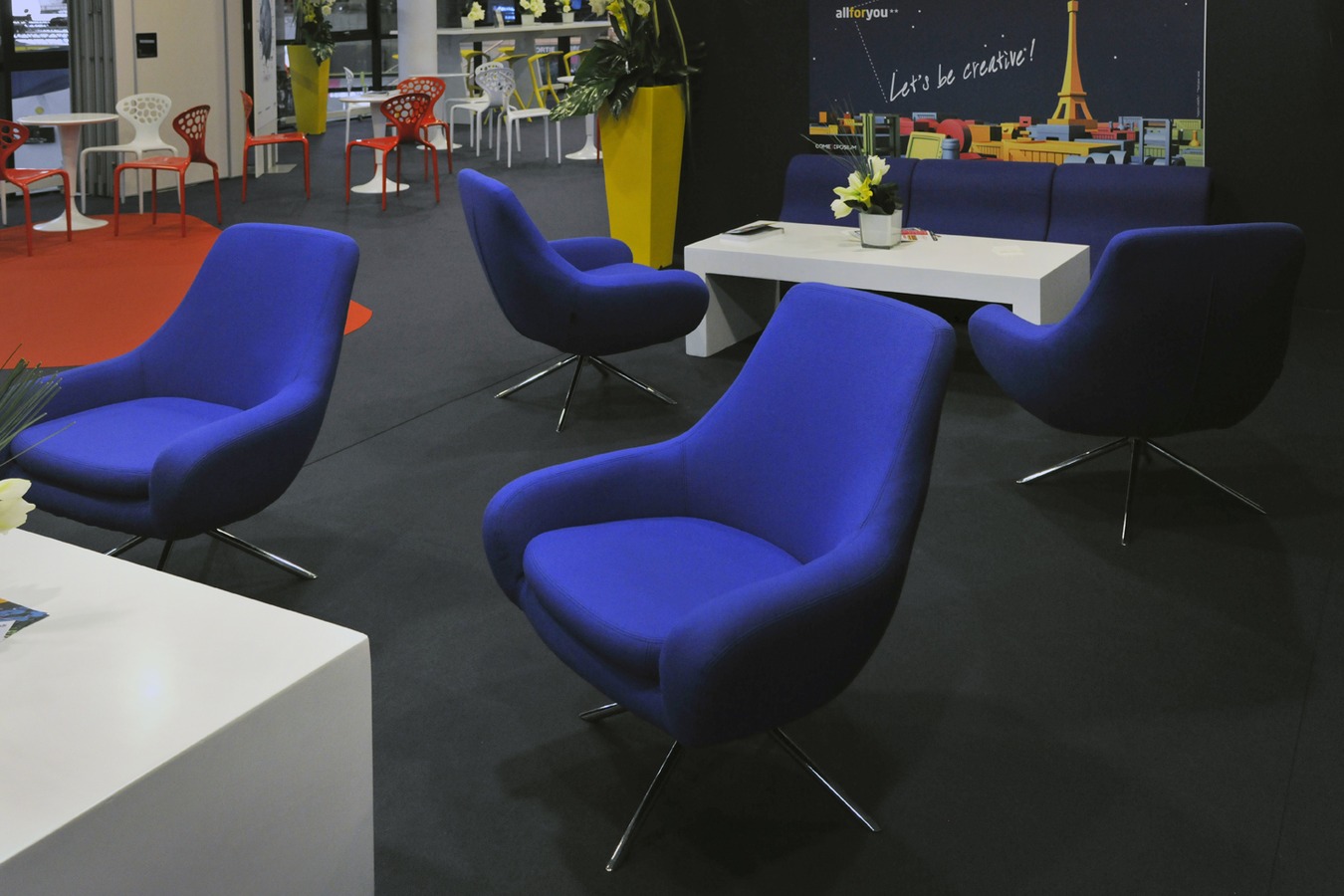 Illustration 11 du produit Fauteuil Noomi Bleu Imperial