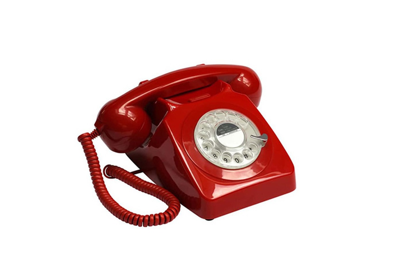 Illustration 1 du produit Téléphone Vintage Rouge