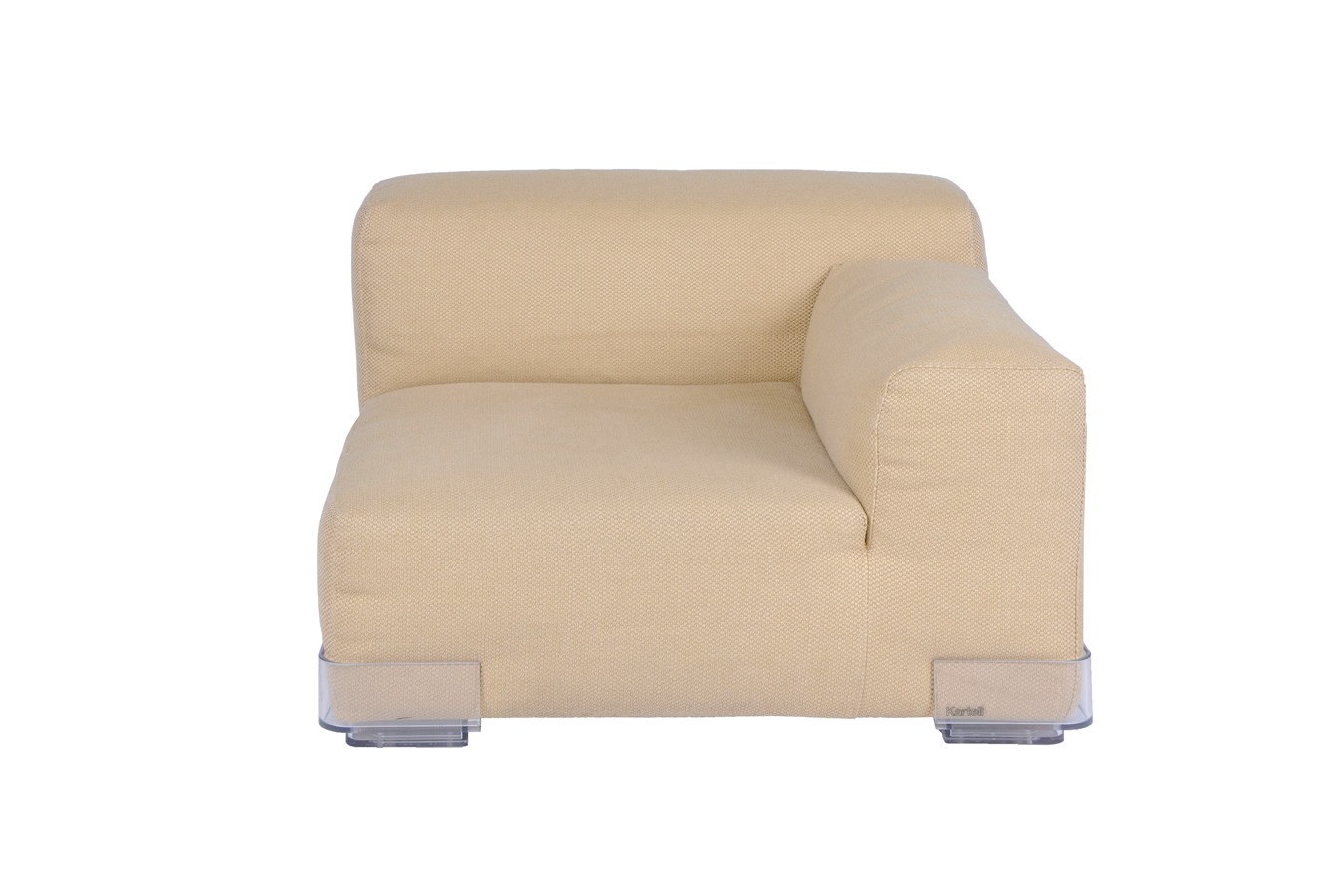 Illustration 1 du produit Plastics Chaise Longue Right Armrest Turtledove Large