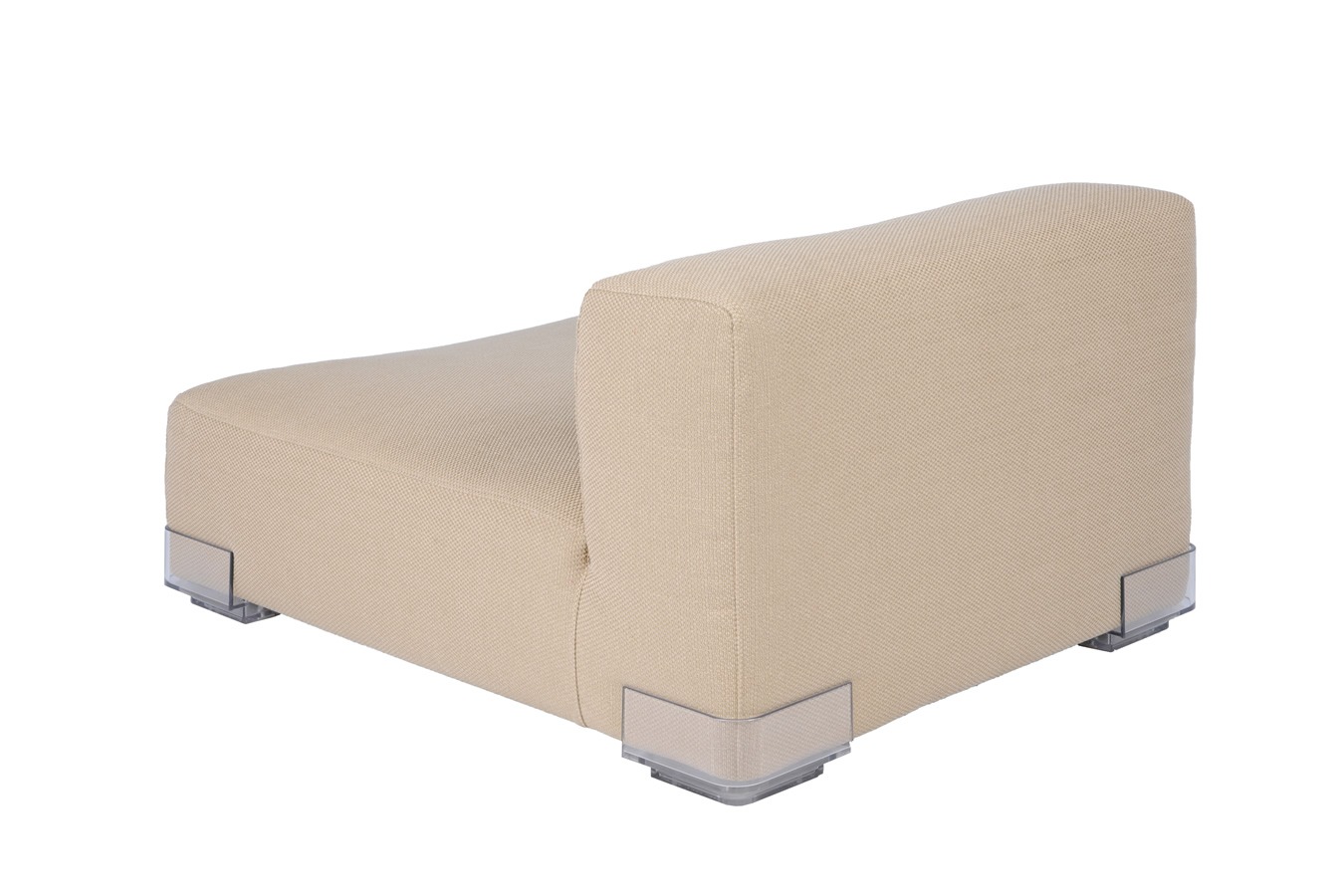 Illustration 4 du produit Plastics Low Armless Chair Beige