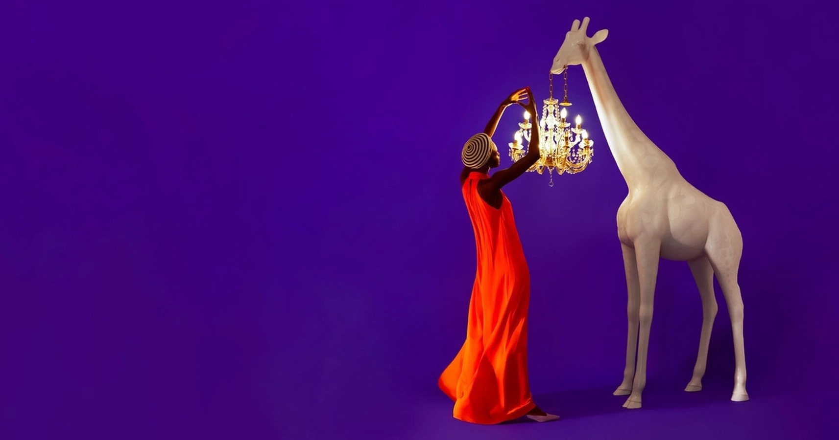 Illustration 4 du produit Lampadaire Giraffe In Love