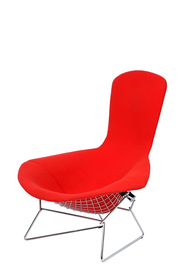 Illustration 2 du produit Fauteuil Bertoia Haut Dossier Rouge