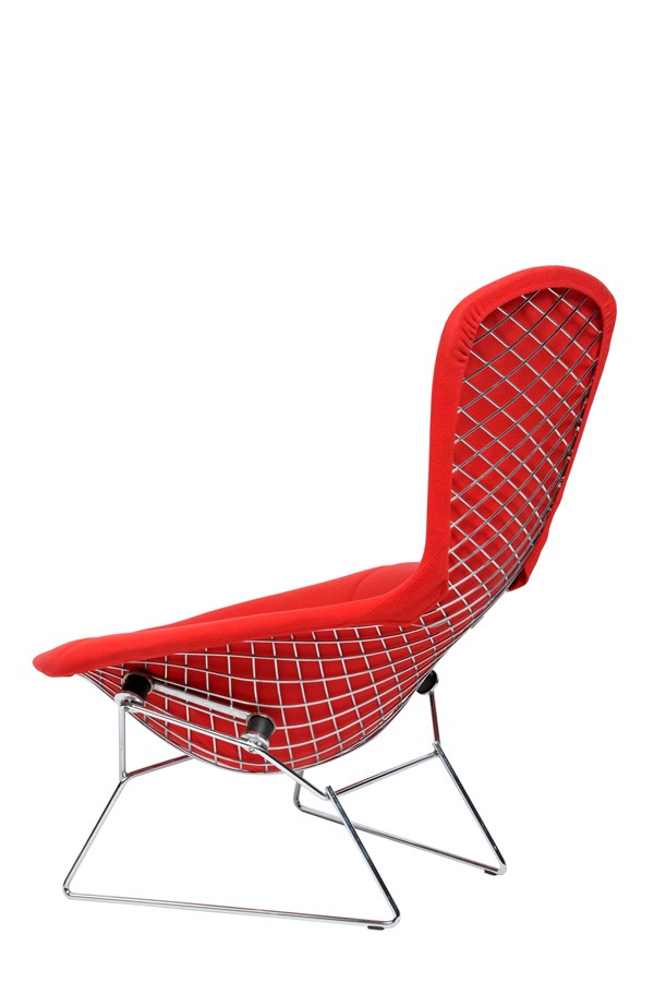 Illustration 4 du produit Fauteuil Bertoia Haut Dossier Rouge