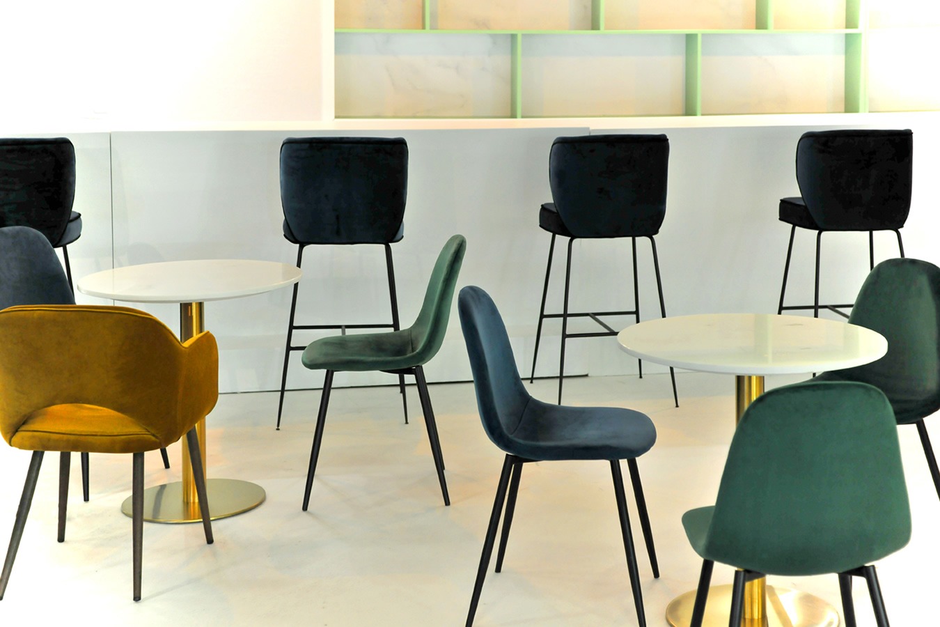 Illustration 9 du produit Chaise Gatsby Vert Sapin