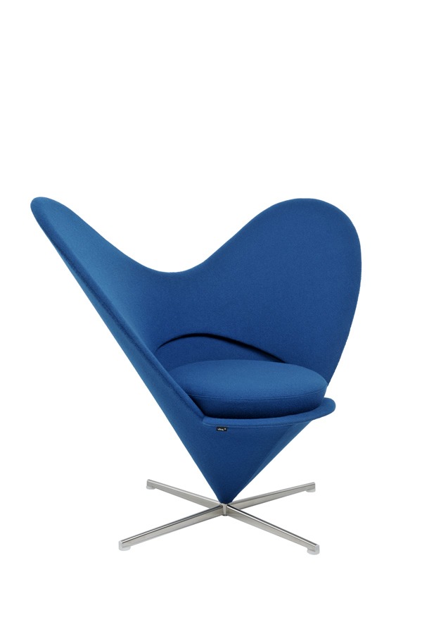 Illustration 2 du produit Fauteuil Heart Cone Bleu