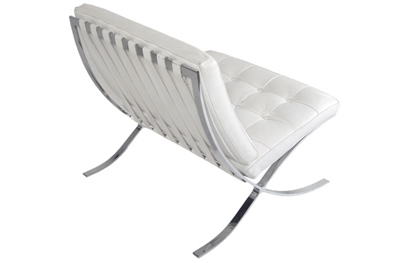 Illustration 2 du produit Barcelona Low Armless Chair White