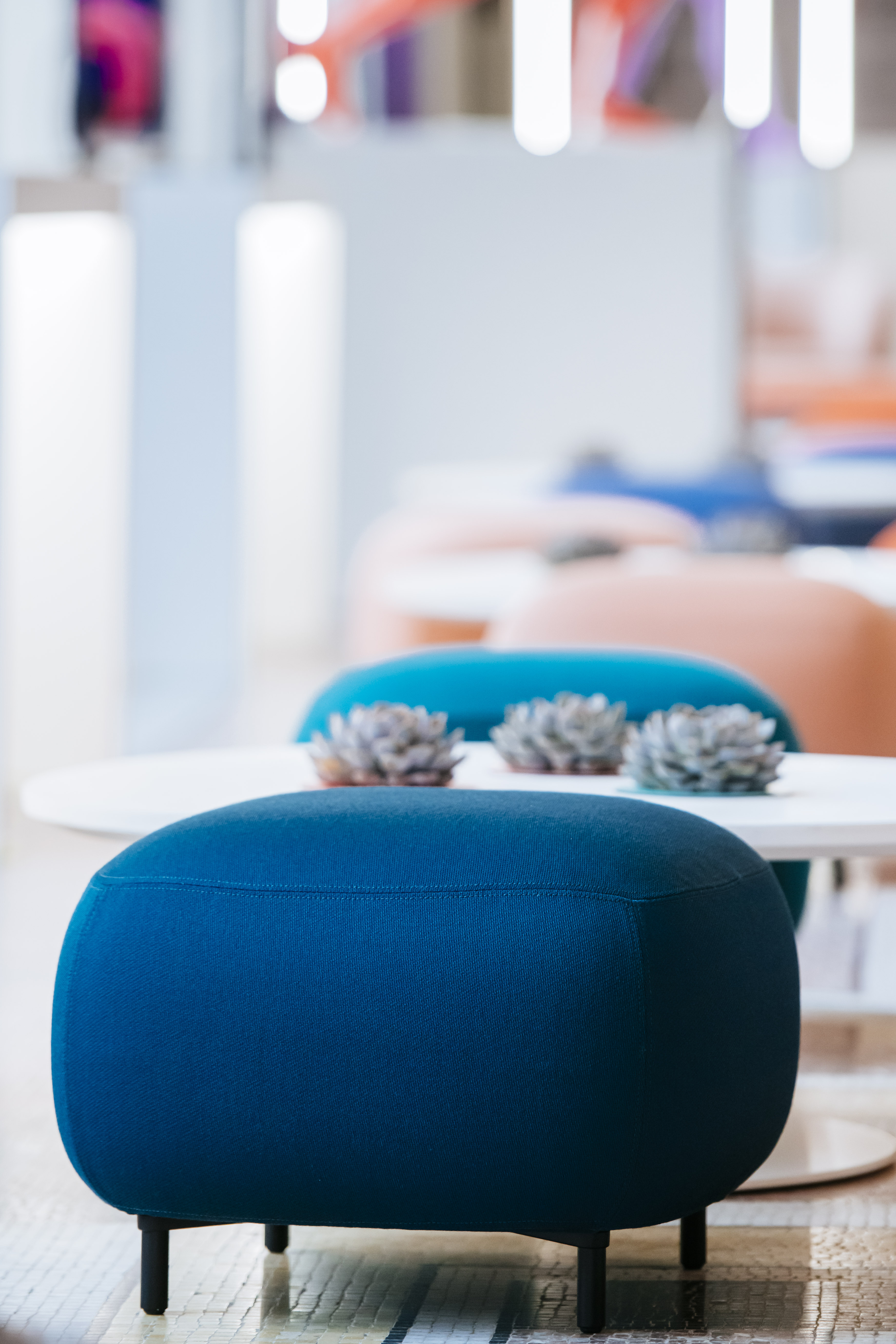 Illustration 5 du produit Pouf Buddy S Bleu Foncé